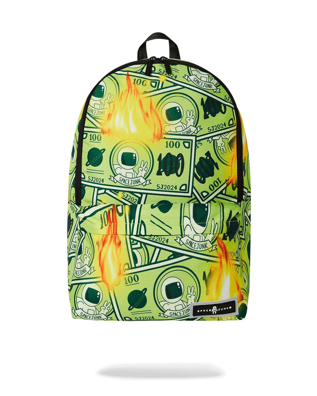BURNING MONEY SPACE JUNK BACKPACK