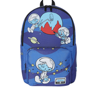 SPACE JUNK SMURFS PAINTING PLANETS BACKPACK