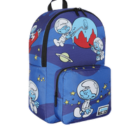 SPACE JUNK SMURFS PAINTING PLANETS BACKPACK
