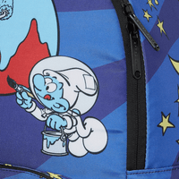 SPACE JUNK SMURFS PAINTING PLANETS BACKPACK