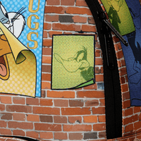 SPACE JUNK LOONEY TUNES DAFFY VS BUGS BACKPACK
