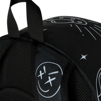 SPACE JUNK BW MINIMALIST LINEART BACKPACK
