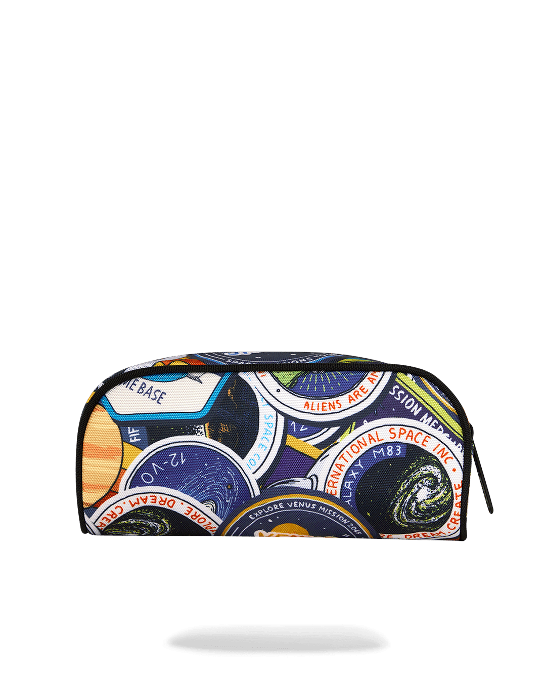 SPACE JUNK PATCHES PENCIL CASE