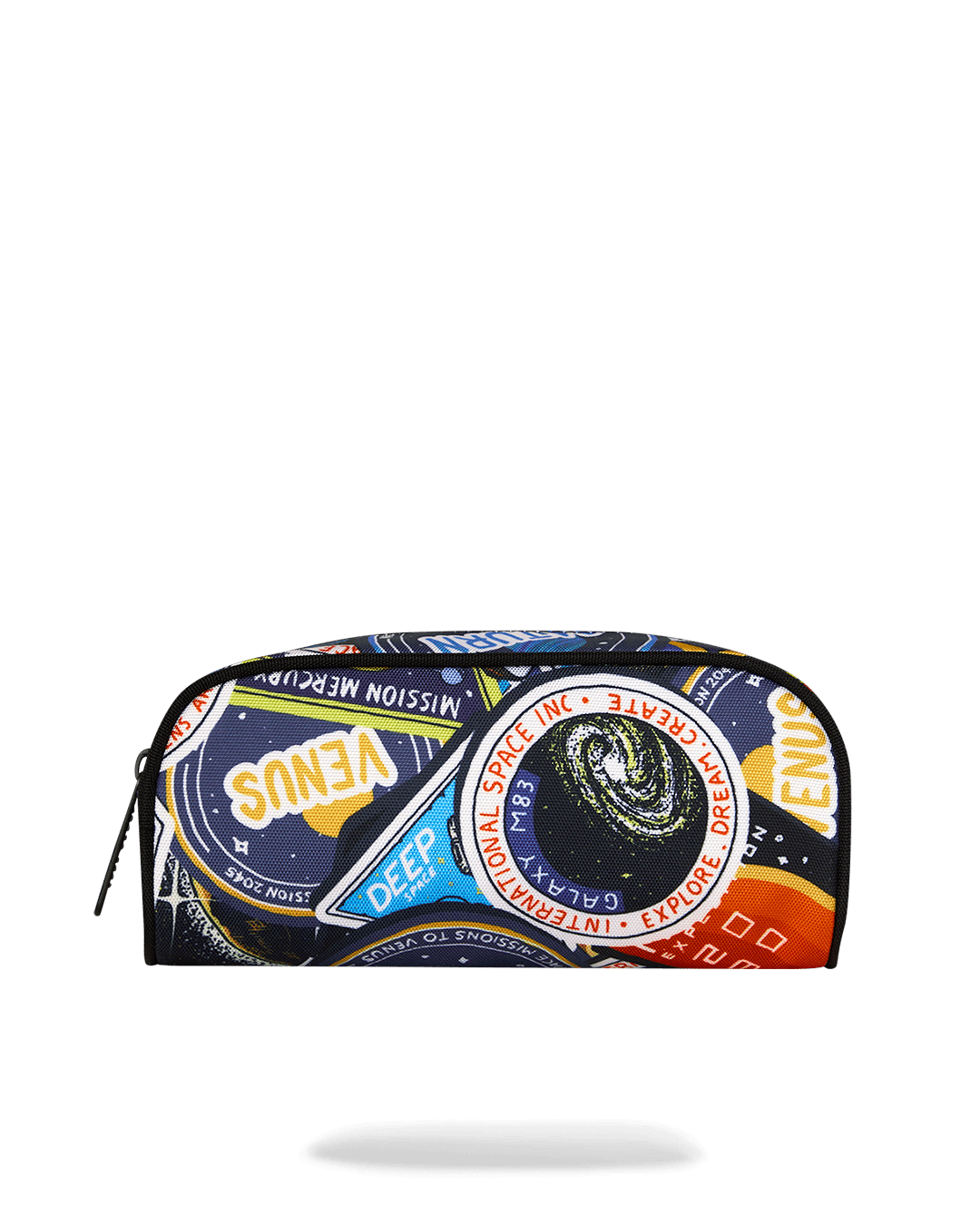 SPACE JUNK PATCHES PENCIL CASE
