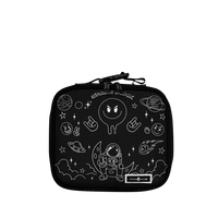 SPACE JUNK BW MINIMALIST LINEART LUNCH BOX