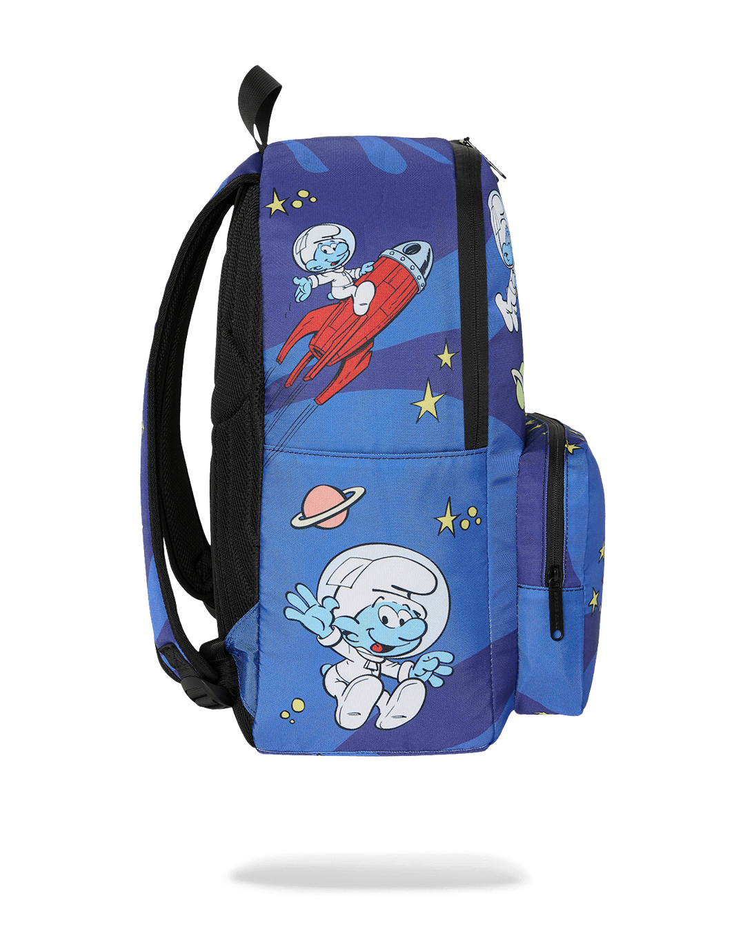 SPACE JUNK SMURFS PAINTING PLANETS BACKPACK