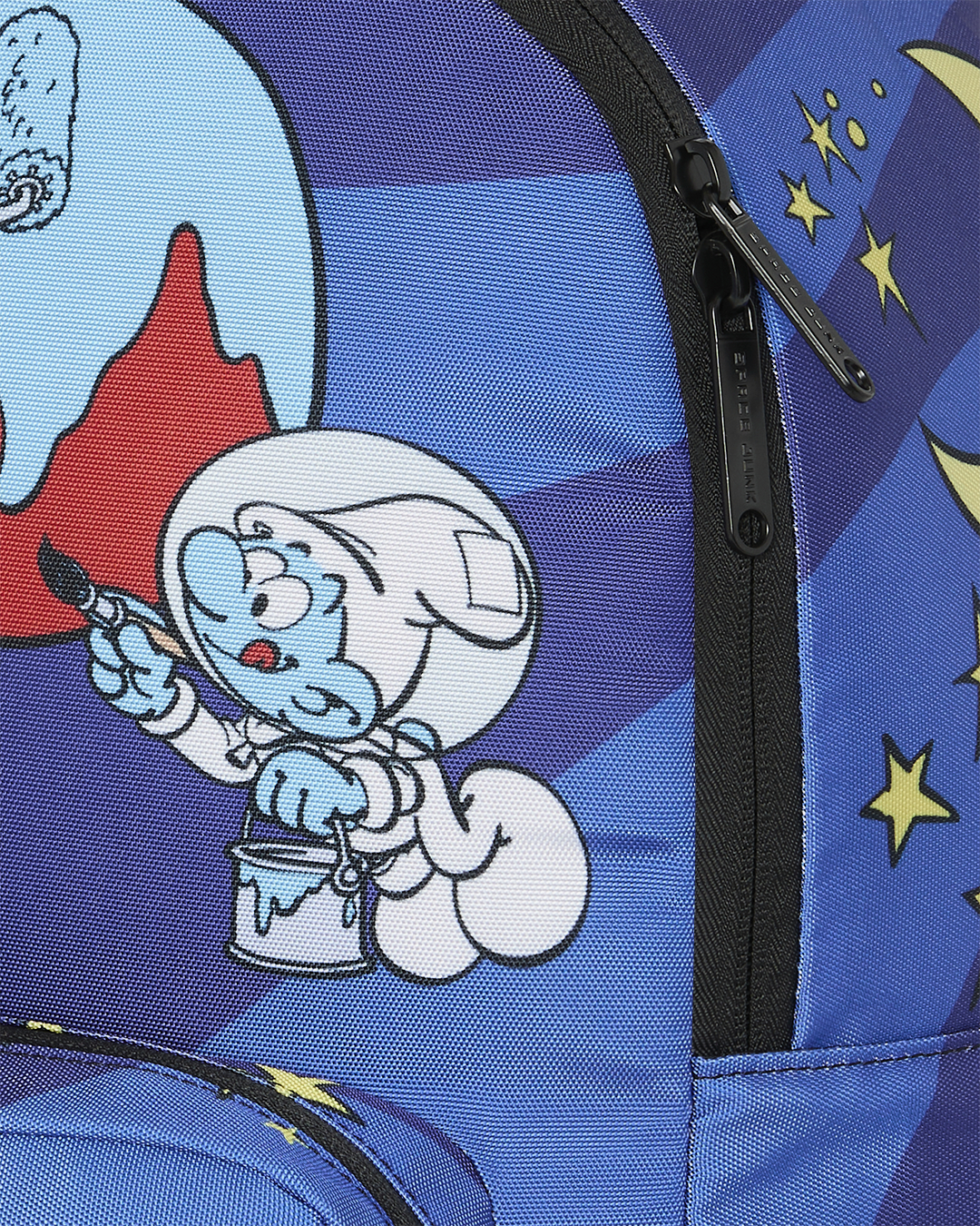 SPACE JUNK SMURFS PAINTING PLANETS BACKPACK