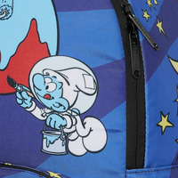 SPACE JUNK SMURFS PAINTING PLANETS BACKPACK