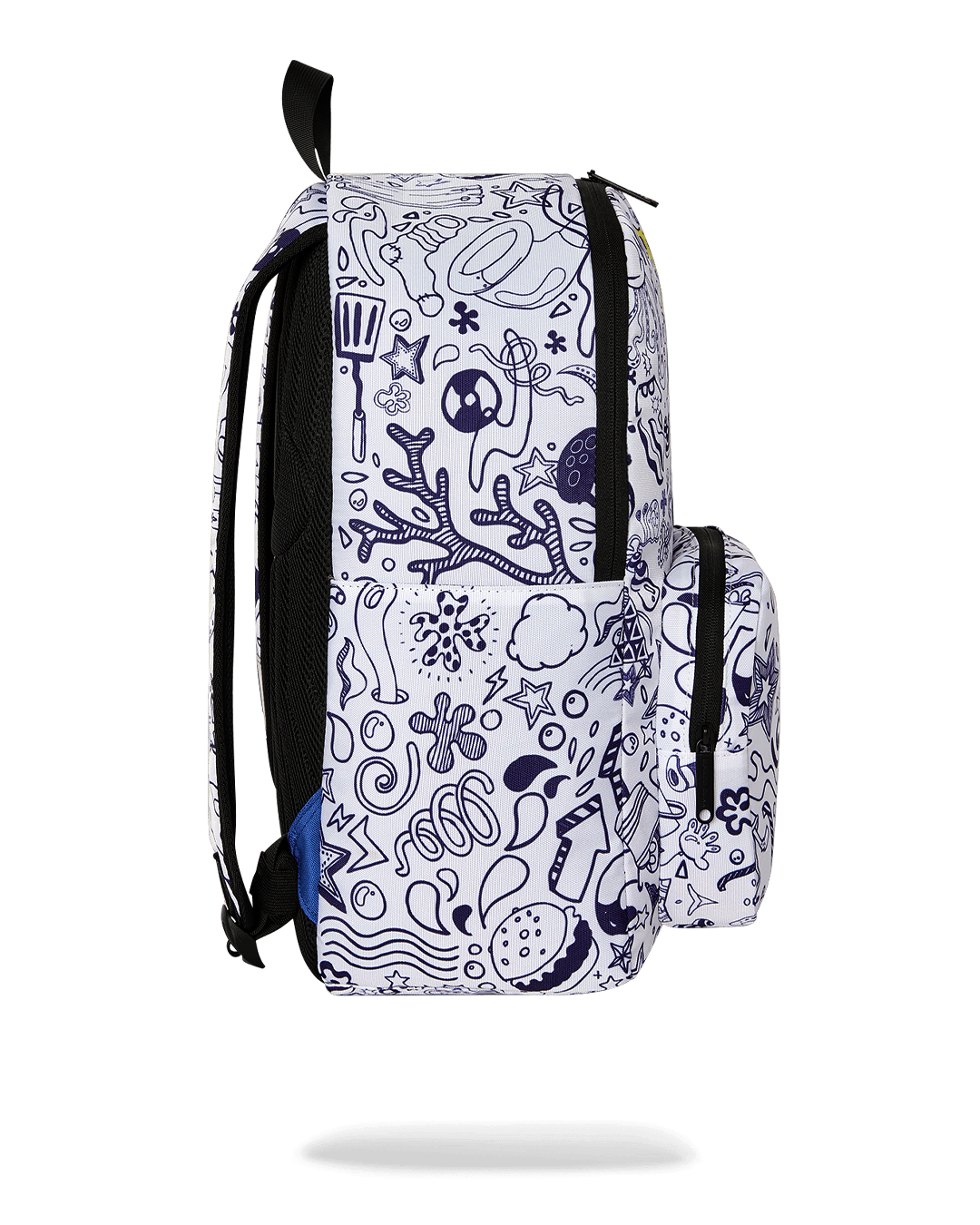 SPACE JUNK SPONGEBOB ALL OVER DOODLES BACKPACK