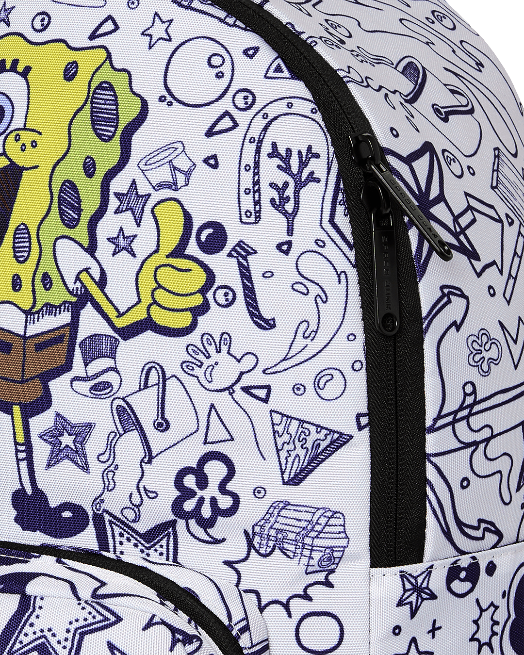 SPACE JUNK SPONGEBOB ALL OVER DOODLES BACKPACK