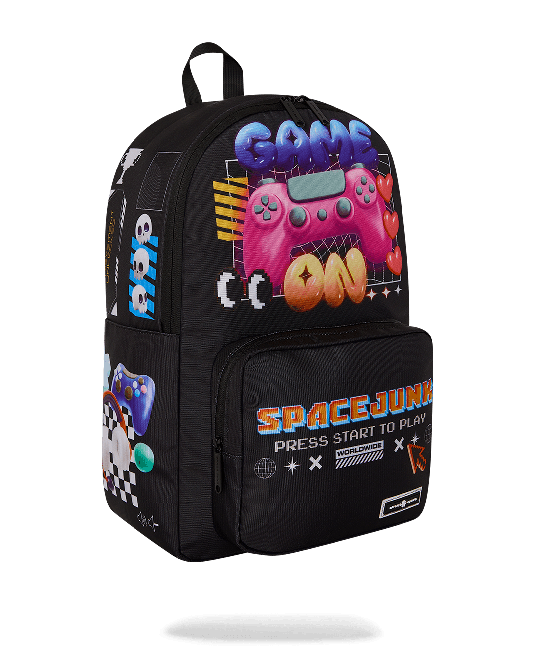 SPACE JUNK GAME ON BACKPACK