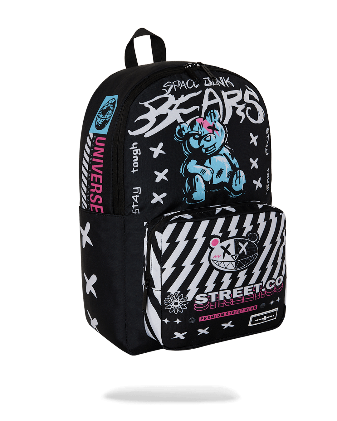 SPACE JUNK GRIN AND BEAR IT BACKPACK