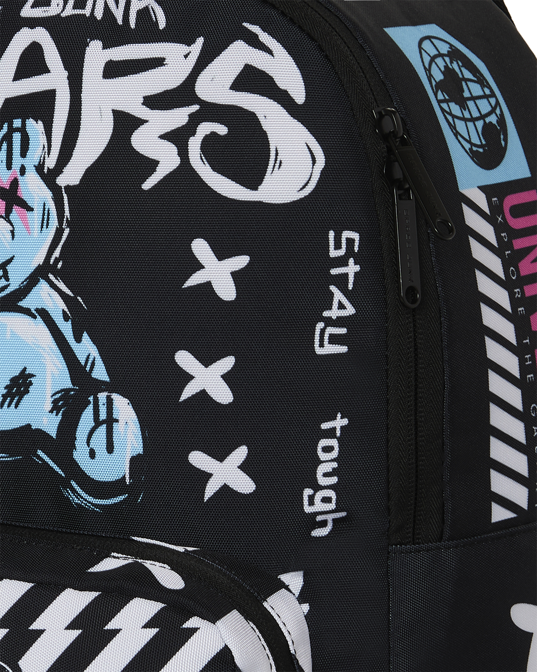 SPACE JUNK GRIN AND BEAR IT BACKPACK