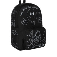 SPACE JUNK BW MINIMALIST LINEART BACKPACK
