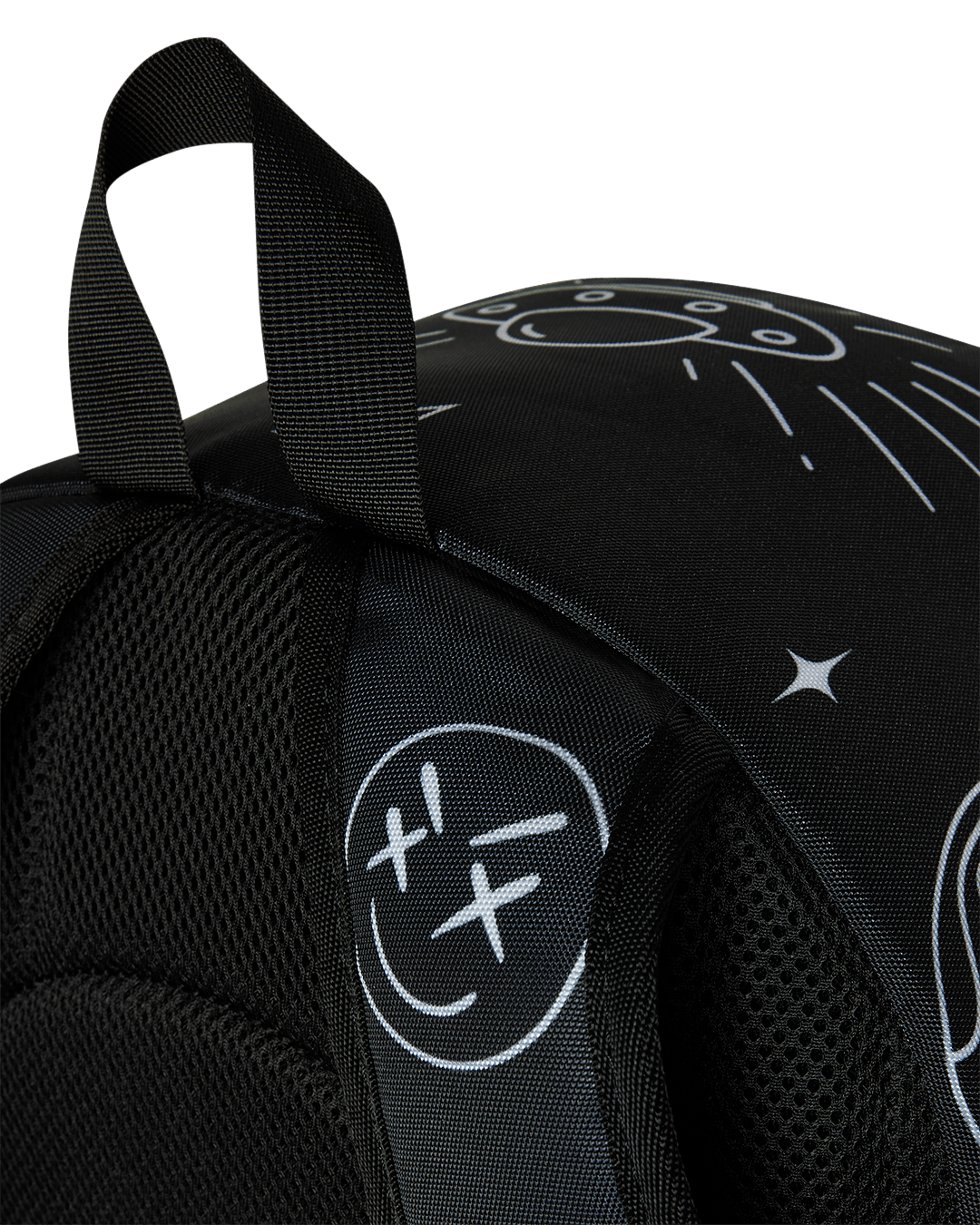 SPACE JUNK BW MINIMALIST LINEART BACKPACK