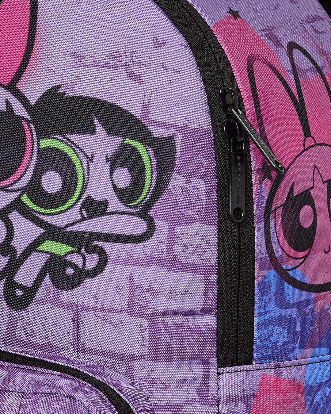 SPACE JUNK POWERPUFF GIRLS BRICK WALL BACKPACK