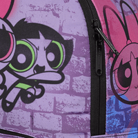 SPACE JUNK POWERPUFF GIRLS BRICK WALL BACKPACK