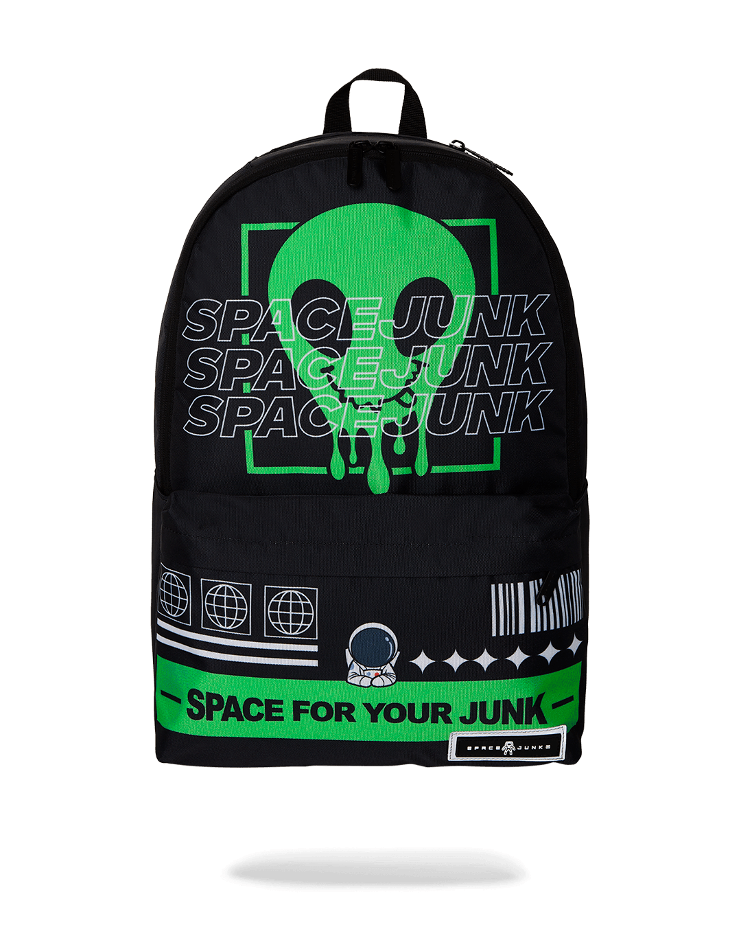 Space Junk Green Money Eyes Slime Graphic Backpack Streetwear Bookbag Space Junk Space Money School Backpack | Skroutz.mt main image 3