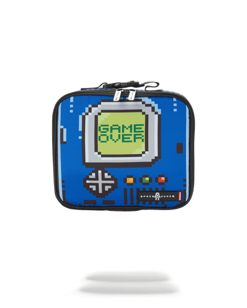BLUE GAME OVER LUNCHBOX