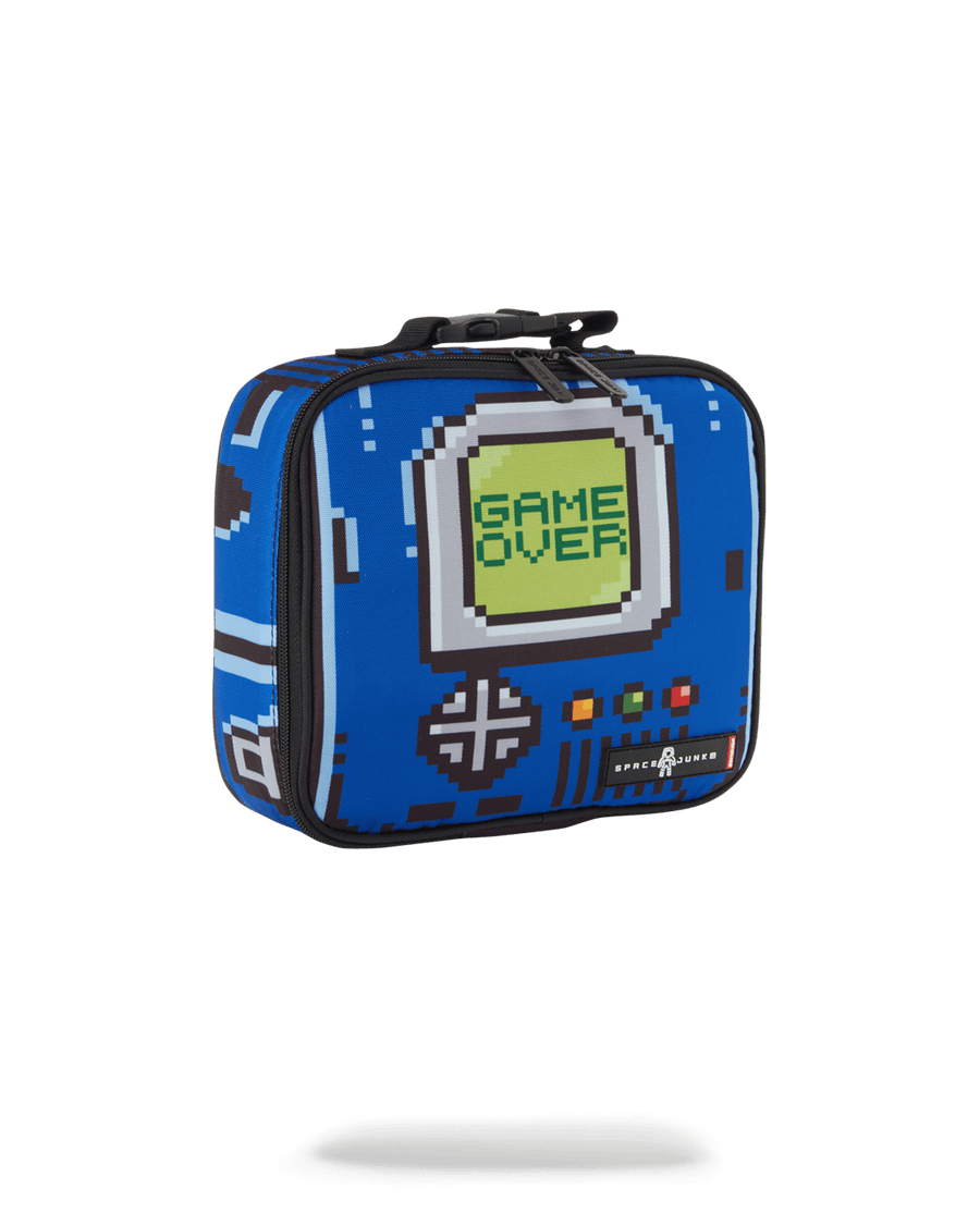BLUE GAME OVER LUNCHBOX